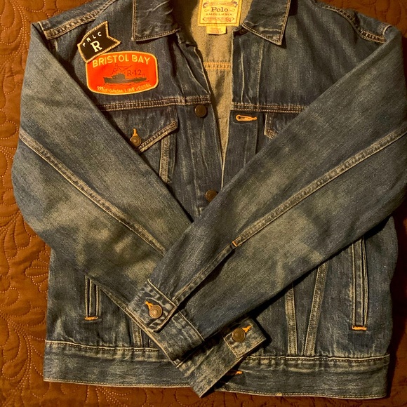 Polo Ralph Lauren Jackets & Blazers - COPY - Gently worn Ralph Lauren Polo Denim Patch …